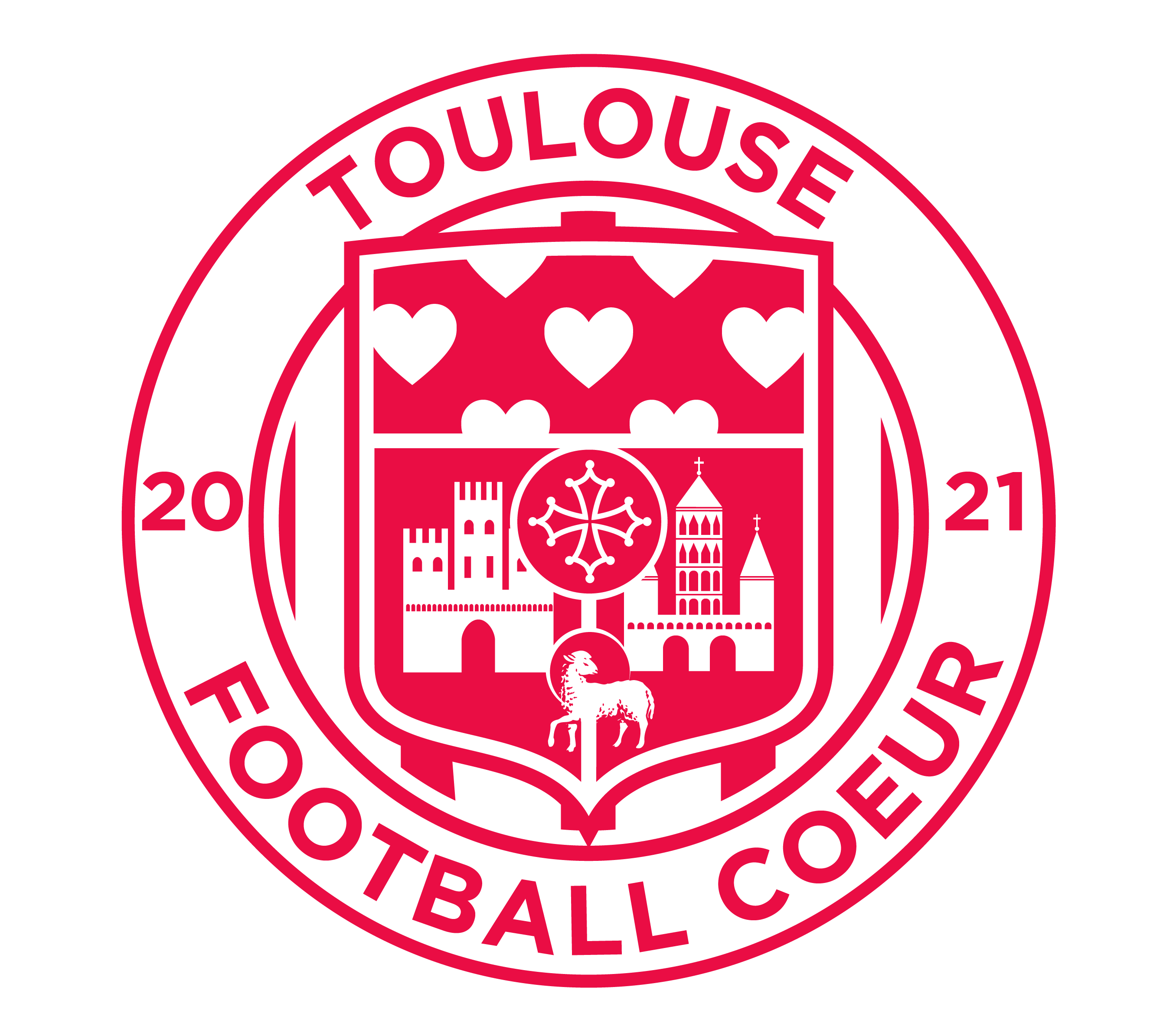 Toulouse Football Cœur logo