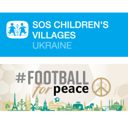 SOS Children's Villages & Football 4 Peace logo