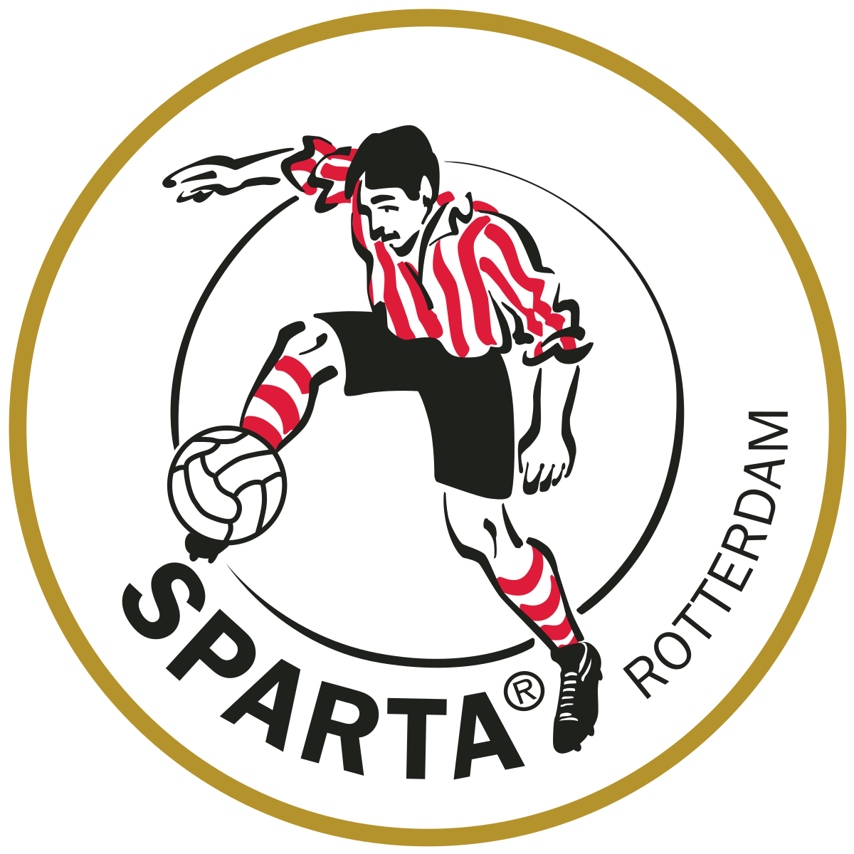 The badge of the home team related to the event