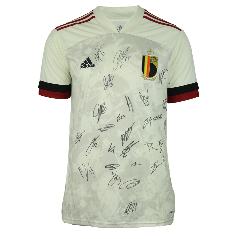 Gesigneerd Shirt Rode Duivels (Wit)