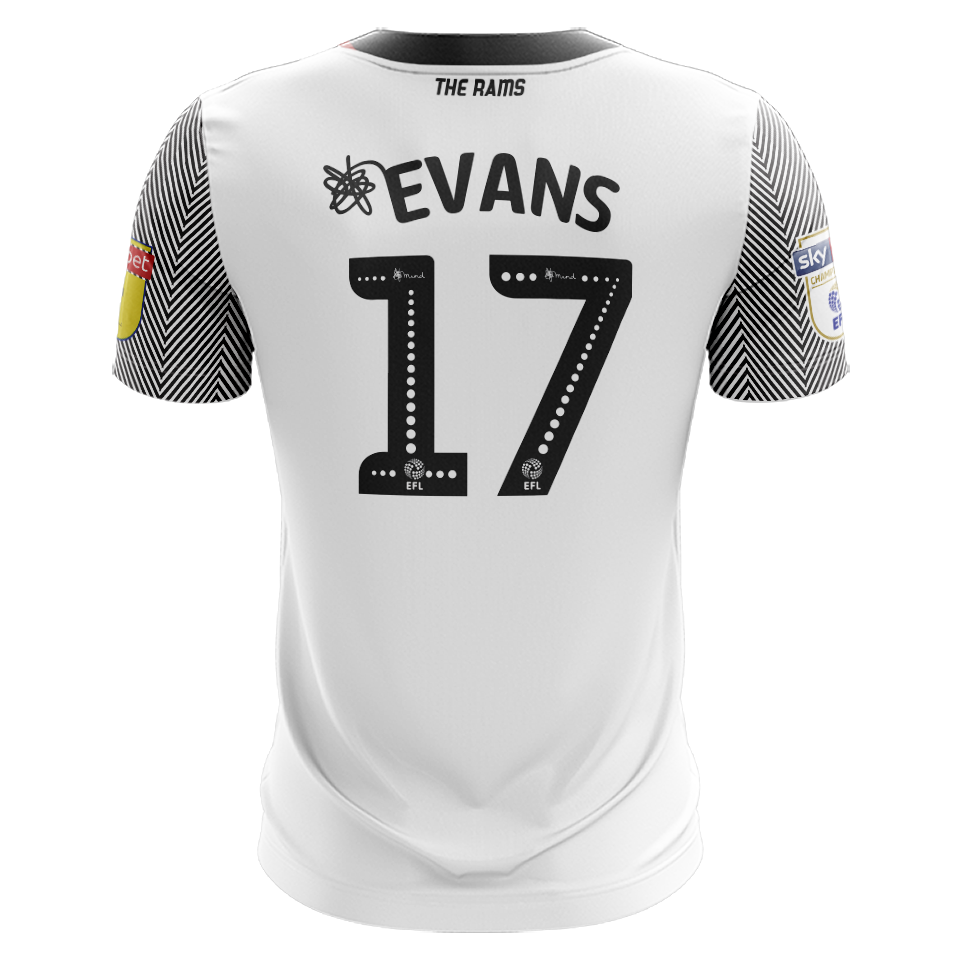 来自Derby County的George Evans球衣