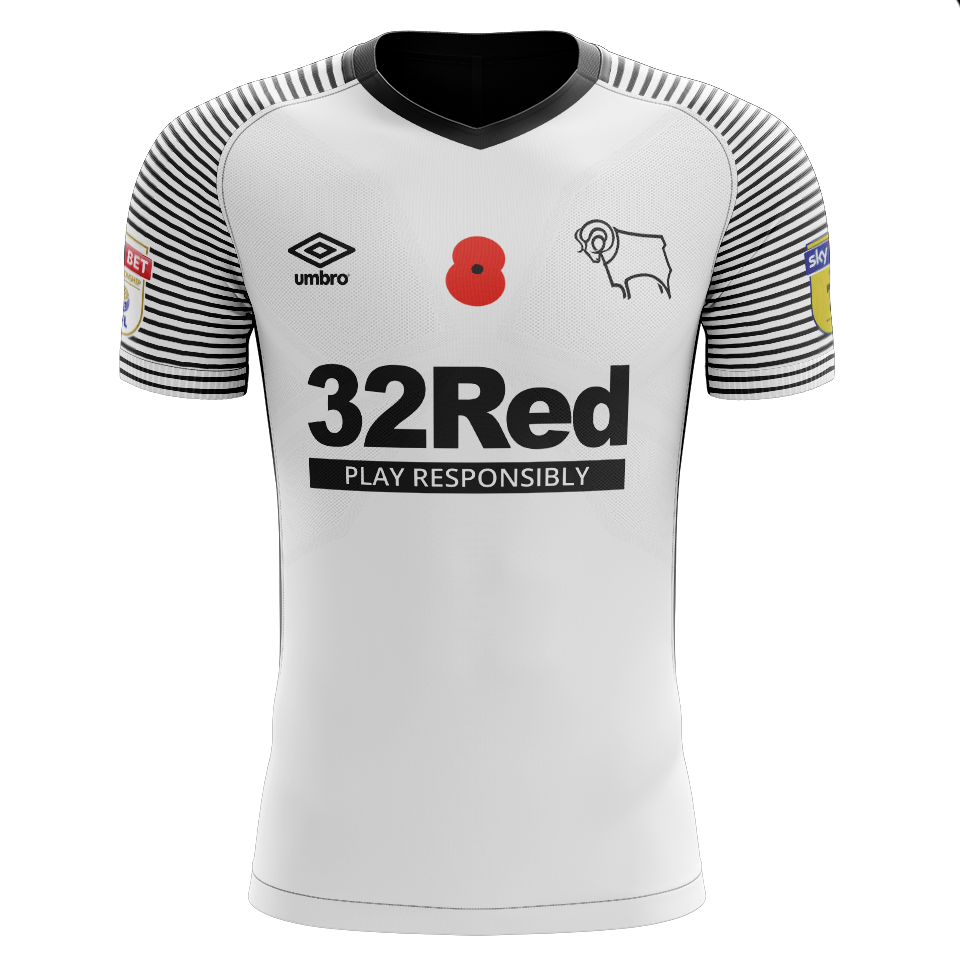 来自Derby County的George Evans球衣