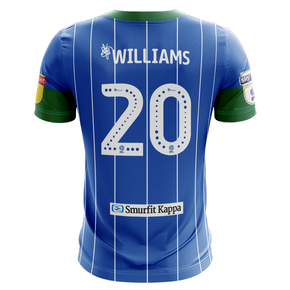 来自Wigan Athletic的Joe Williams球衣