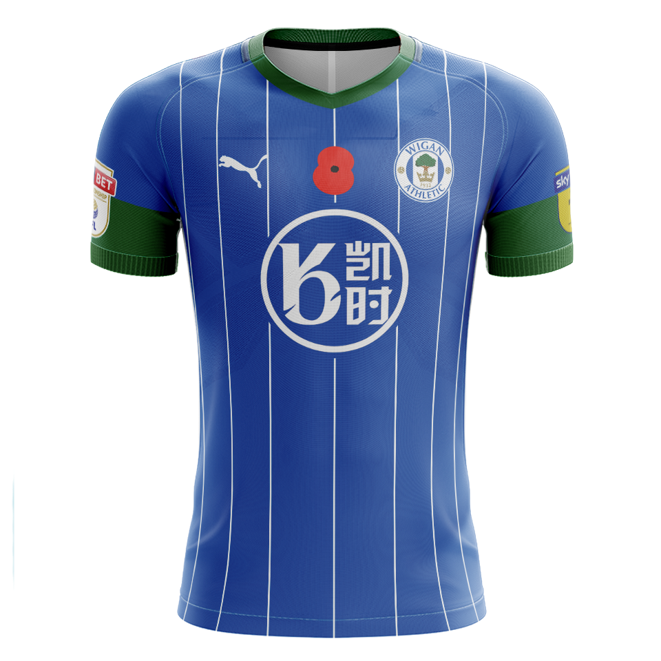 来自Wigan Athletic的Joe Williams球衣