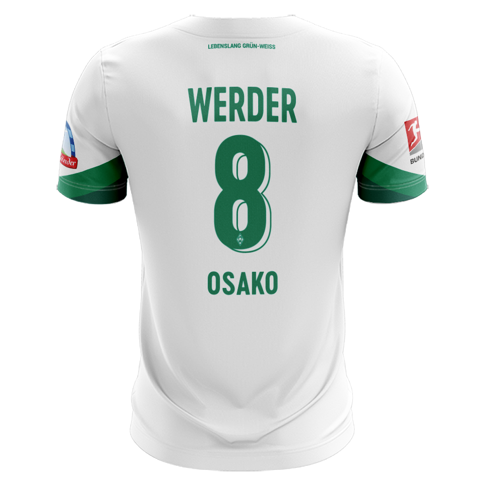 来自Werder Bremen的Yūya Ōsako 大迫勇也球衣