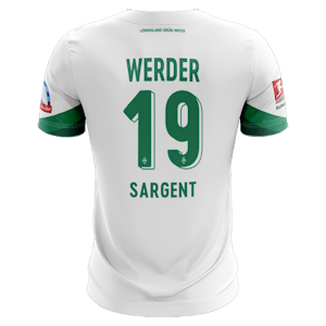Werder Bremen 팀의 Joshua Sargent 셔츠