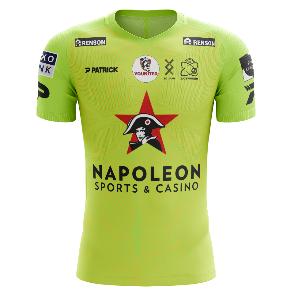 SV Zulte Waregem-Trikot von Sammy Bossut