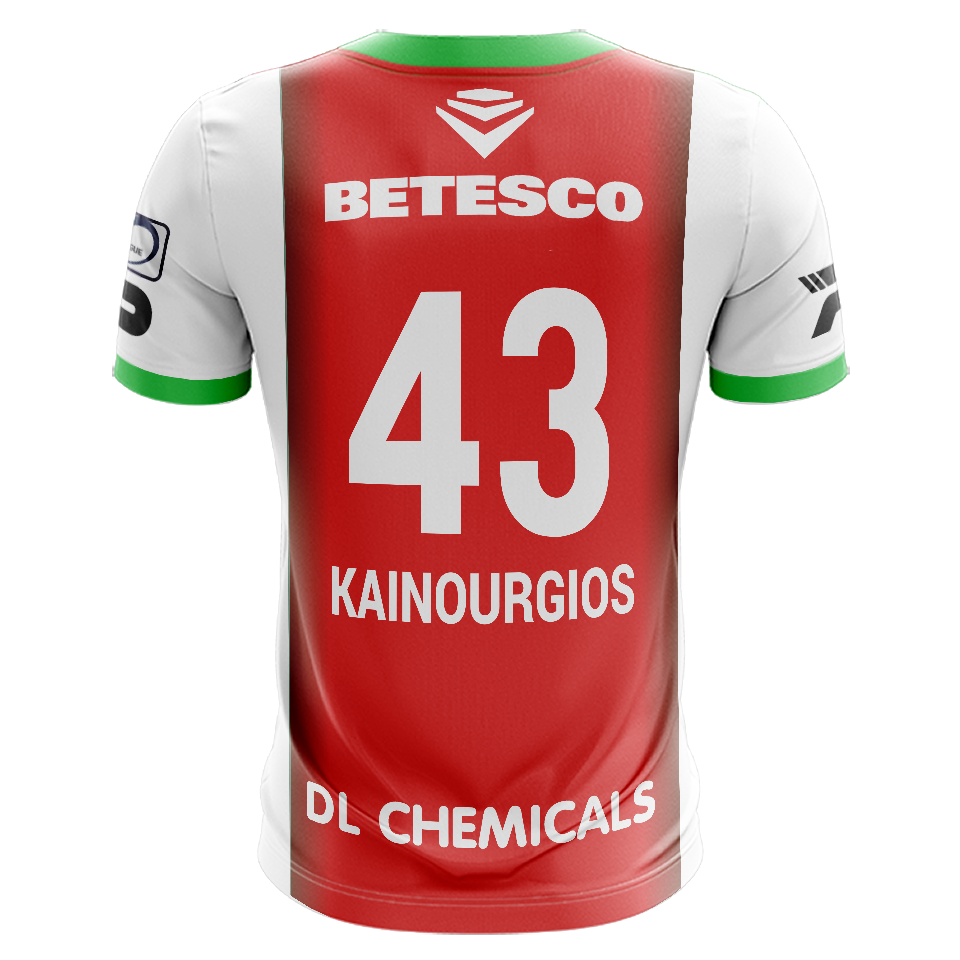 Nikos Kainourgios SV Zulte Waregem shirt
