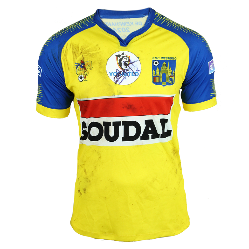 Maxime Biset KVC Westerlo shirt