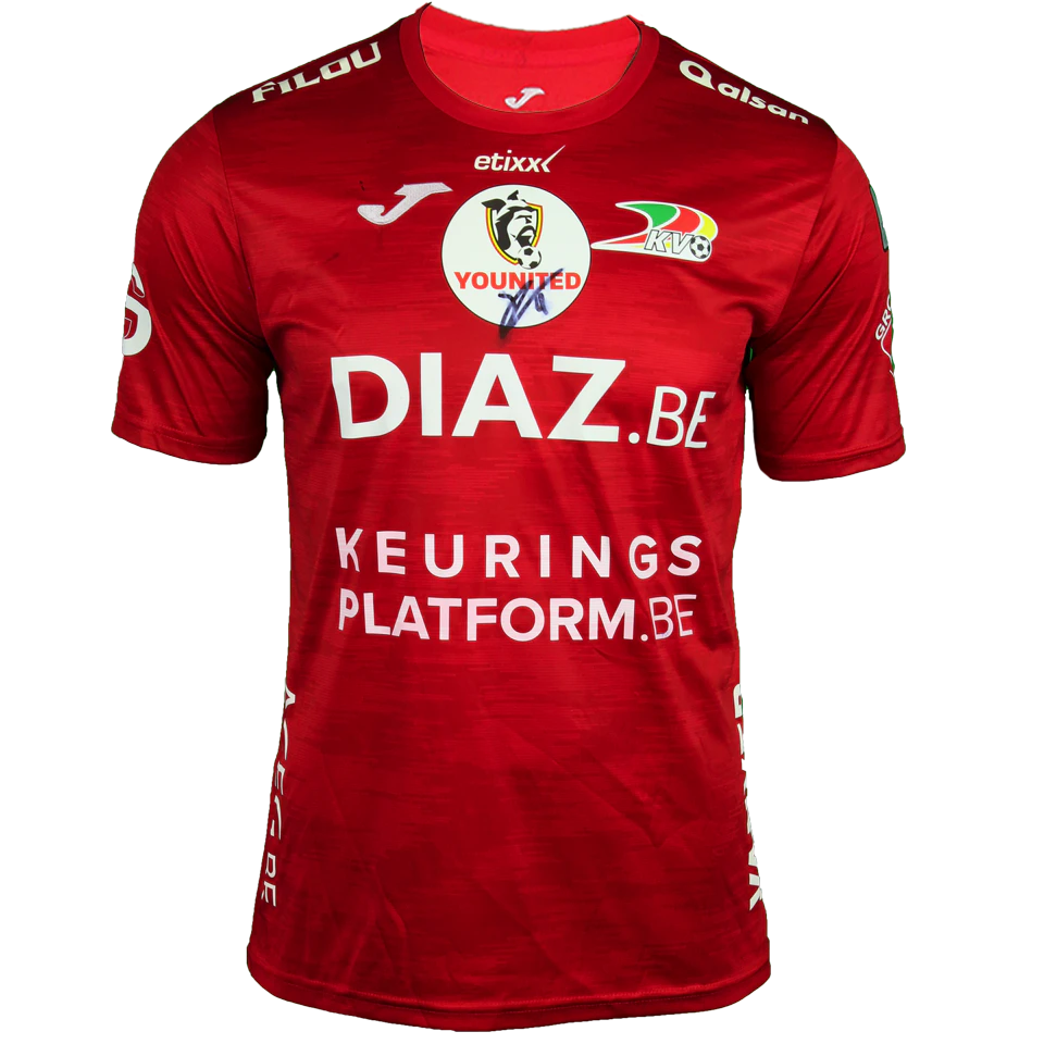 Maglia di Wout Faes (KV Oostende)