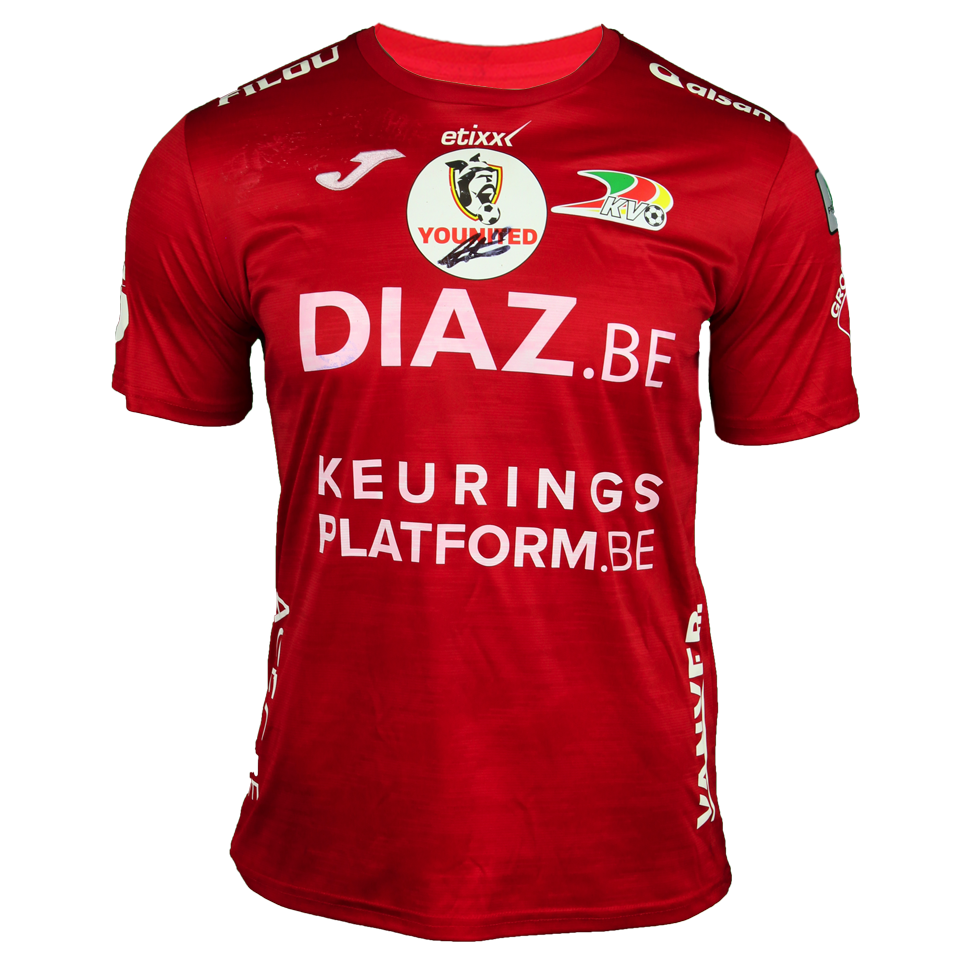 Andrew Hjulsager KV Oostende camisa.