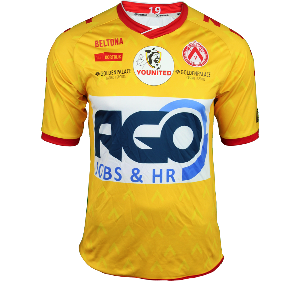 Maillot de Sébastien Bruzzese (KV Kortrijk)