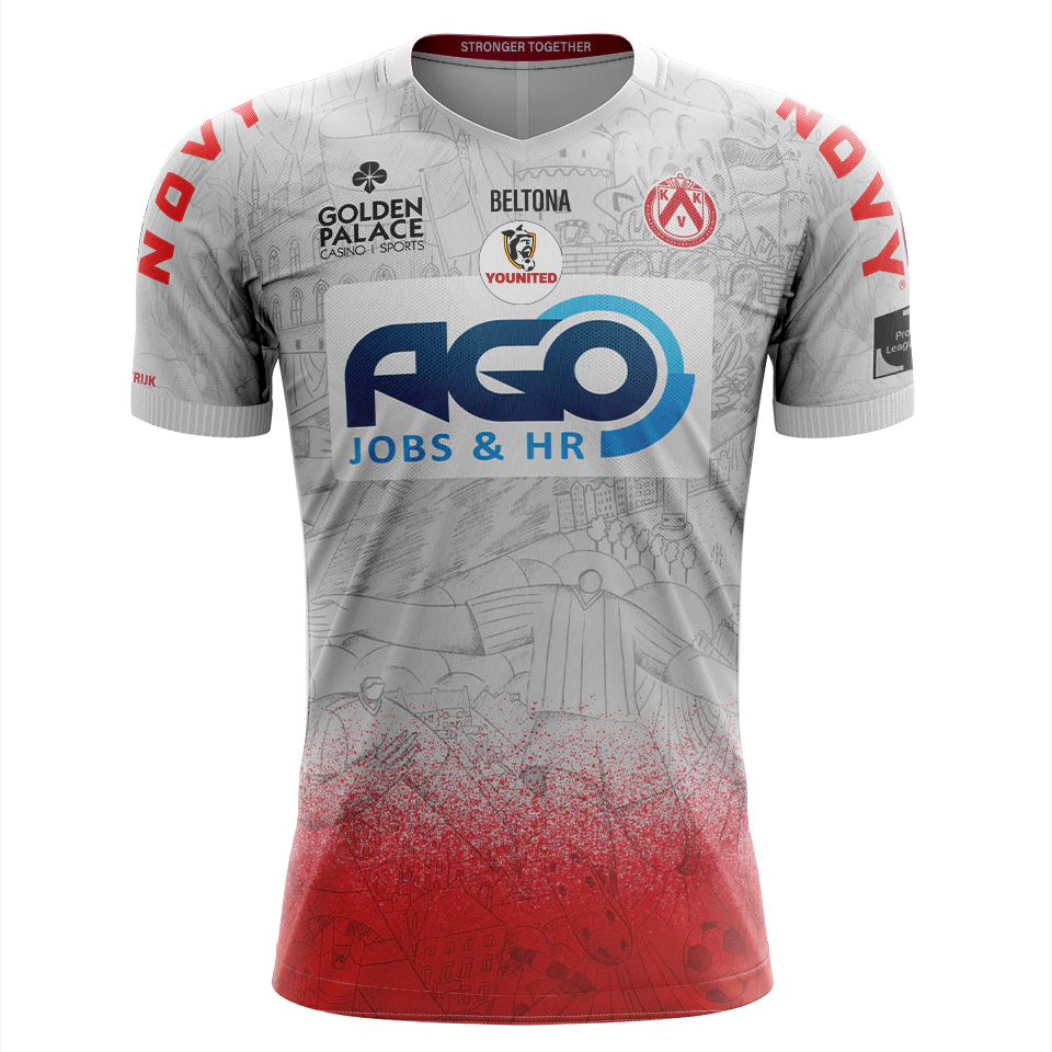 Nihad Mujakić (MI) KV Kortrijk のシャツ