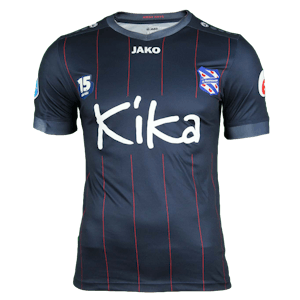 Signed & worn away shirt van Hau