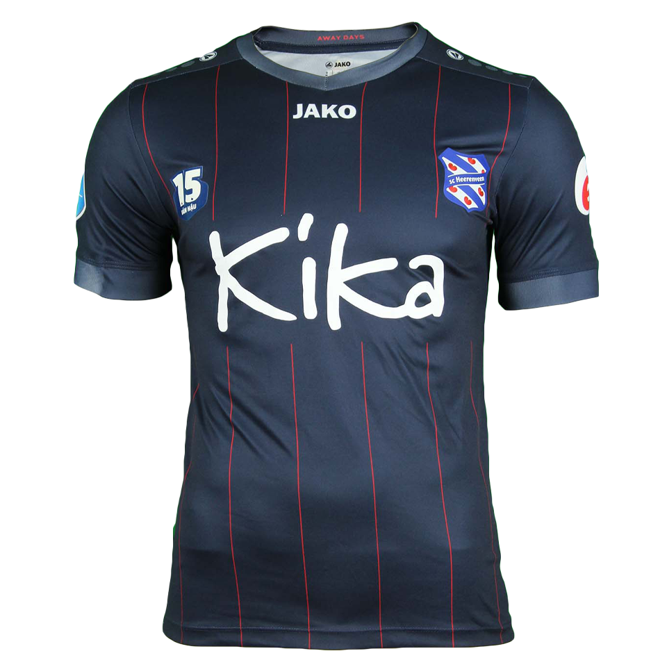 Signed & worn away shirt van Hau
