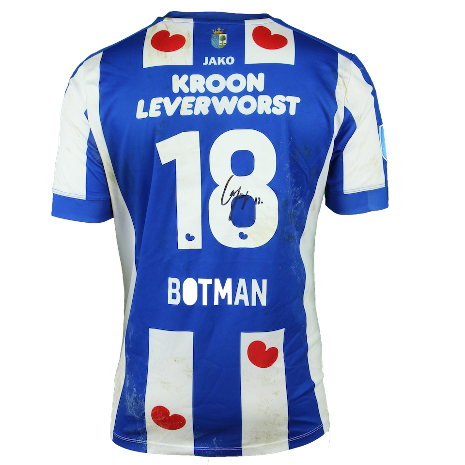 Signed & worn home shirt Botman