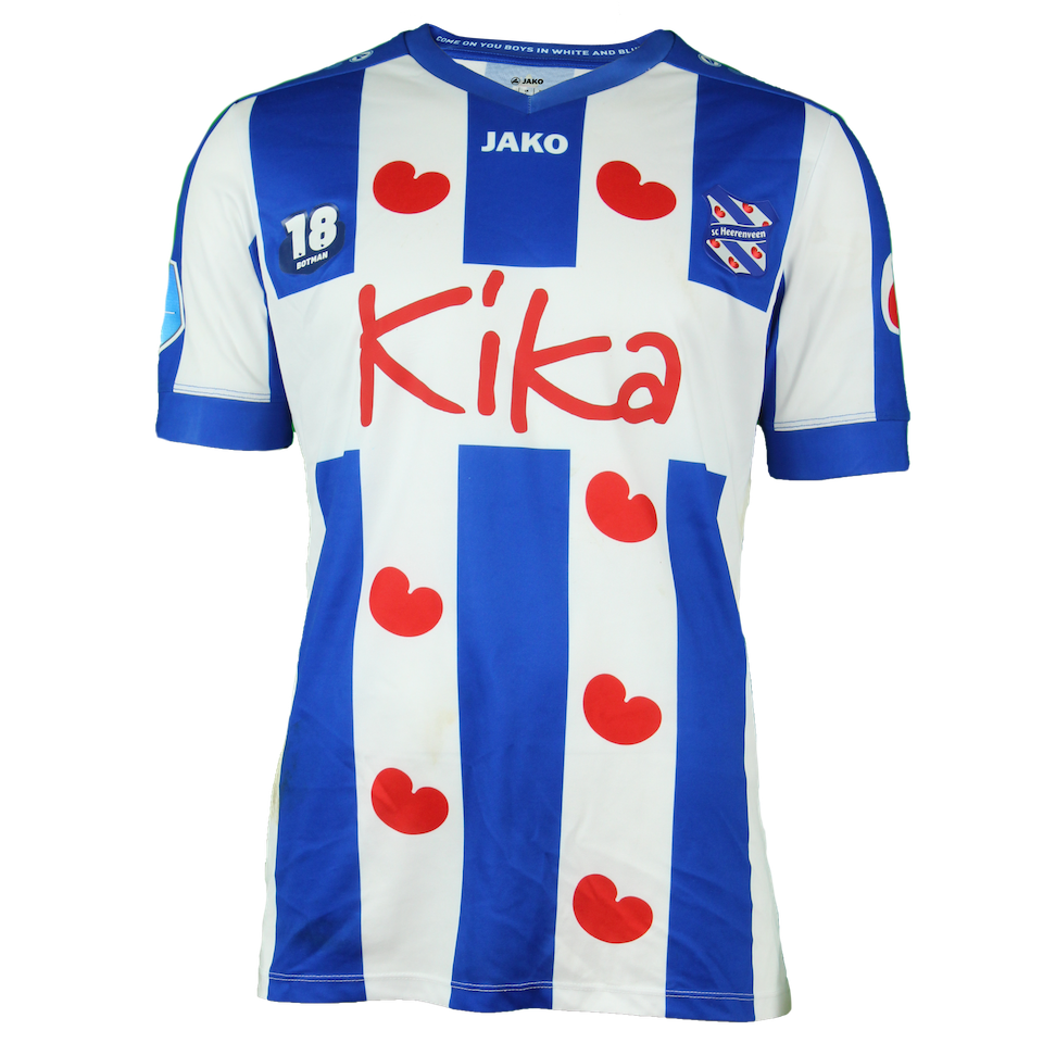 Signed & worn home shirt Botman