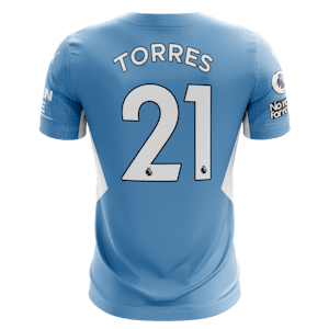 Ferrán Torres Manchester City shirt