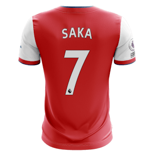 Bukayo Saka Arsenal shirt