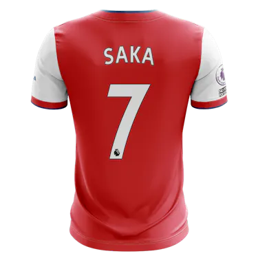 来自Arsenal的Bukayo Saka球衣
