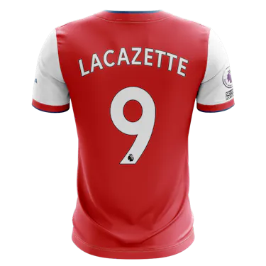 来自Arsenal的Alexandre Lacazette球衣