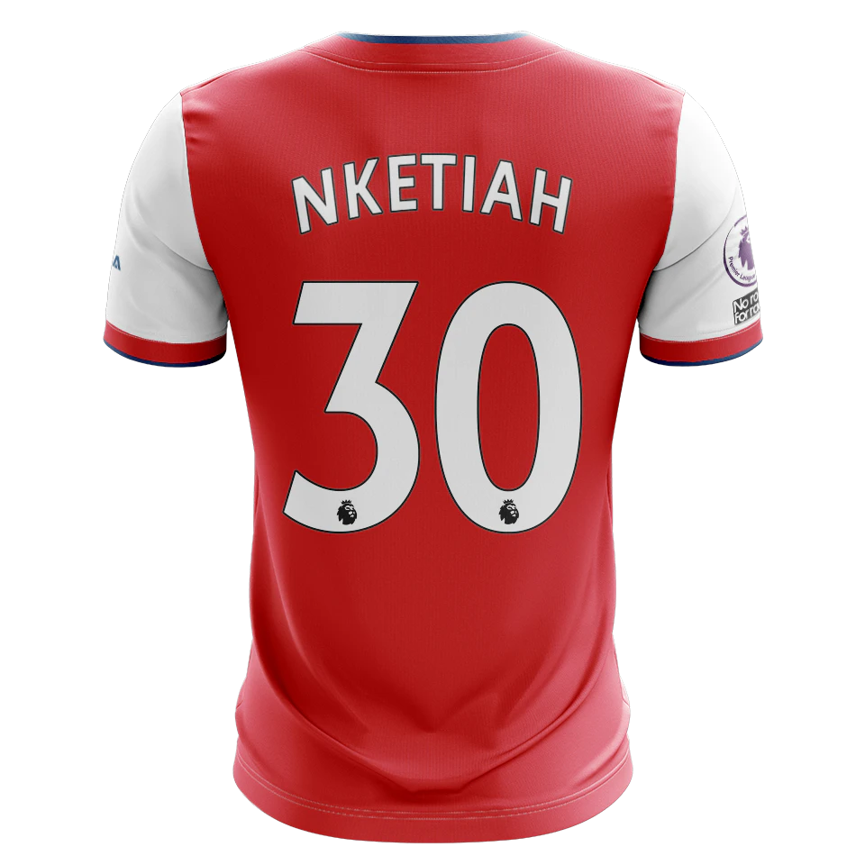 来自Arsenal的Eddie Nketiah球衣