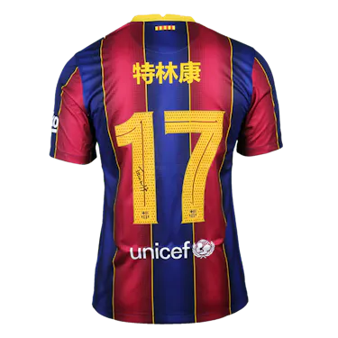 FC Barcelona 팀의 Francisco Trincão 셔츠