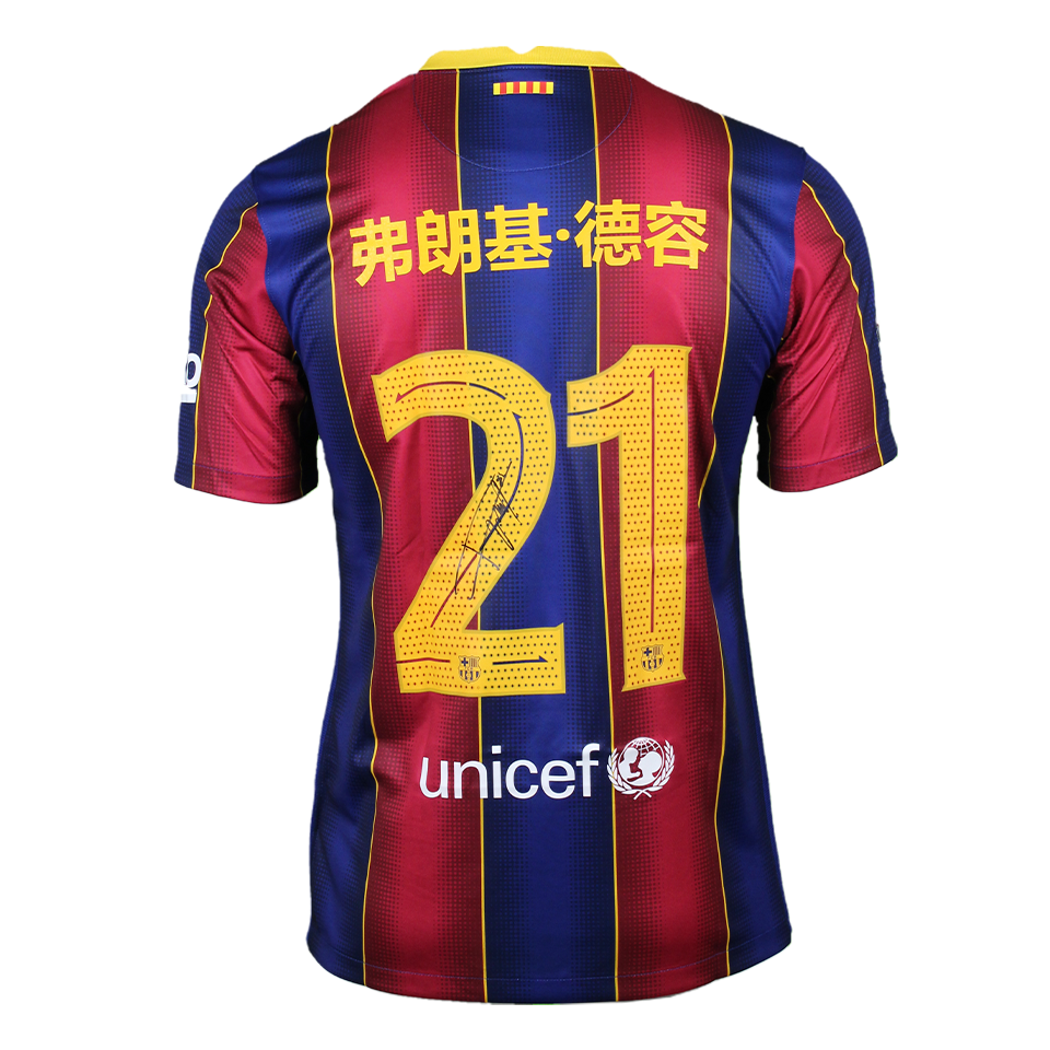 Frenkie de Jong FC Barcelona jersey