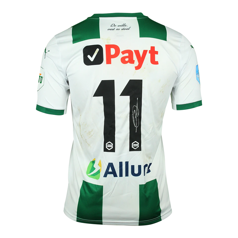 FC Groningen 팀의 Mohamed El Hankouri 셔츠