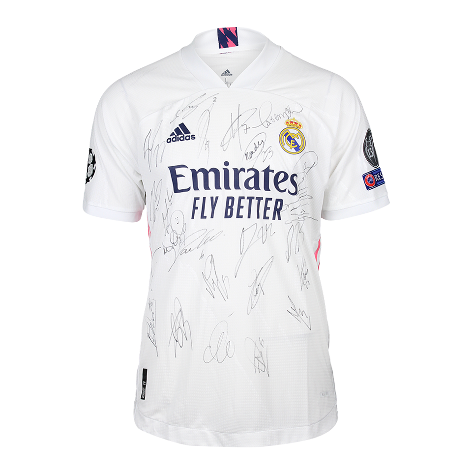 Squad Signed Shirt - Champions League 2020-2021