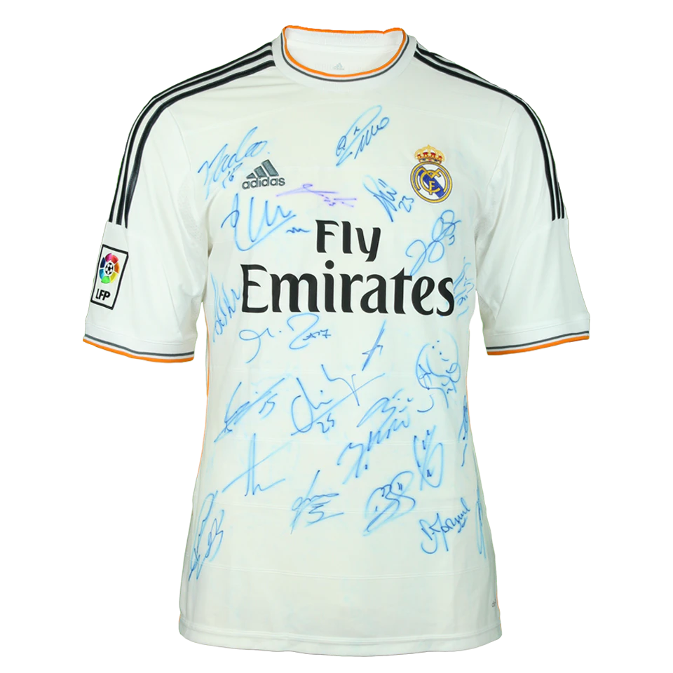 Squad Signed Shirt - Liga 2013-2014