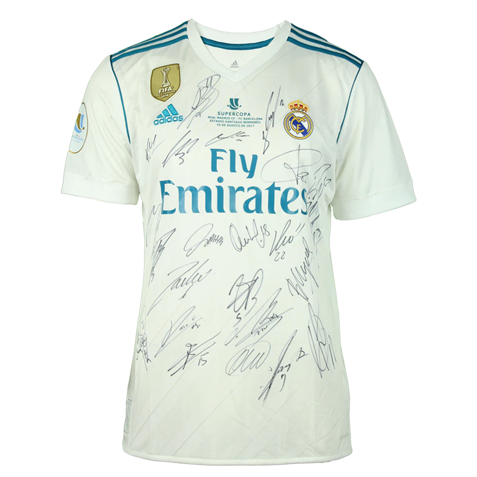 Squad Signed Shirt - Supercup de España 2017