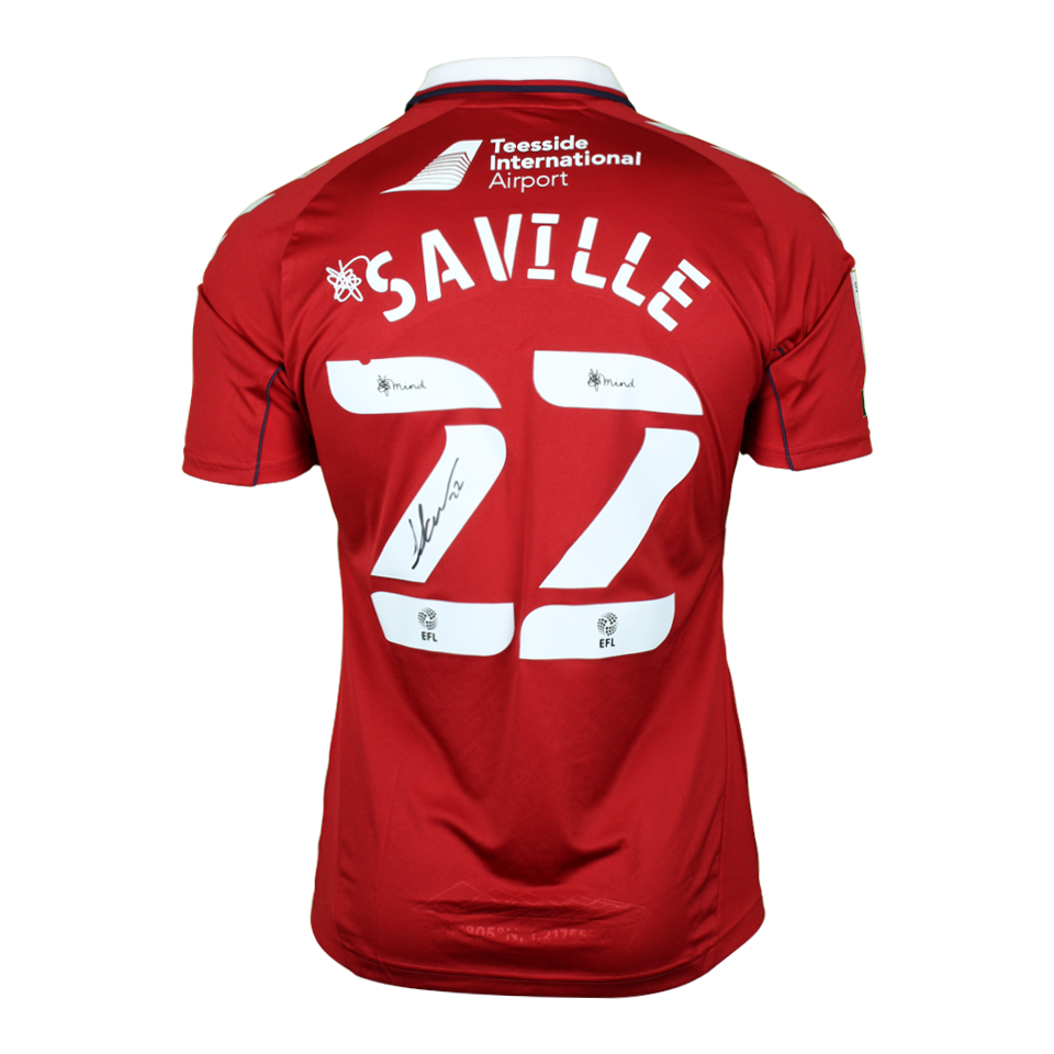 Middlesbrough 팀의 George Saville 셔츠