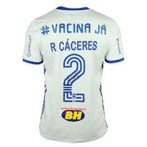 Raúl Alejandro Cáceres Bogado Cruzeiro camisa.
