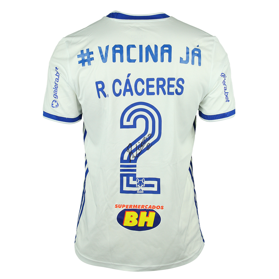 Raúl Alejandro Cáceres Bogado Cruzeiro camisa.