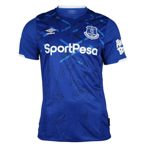 Squad Signed Everton Shirt 19/20