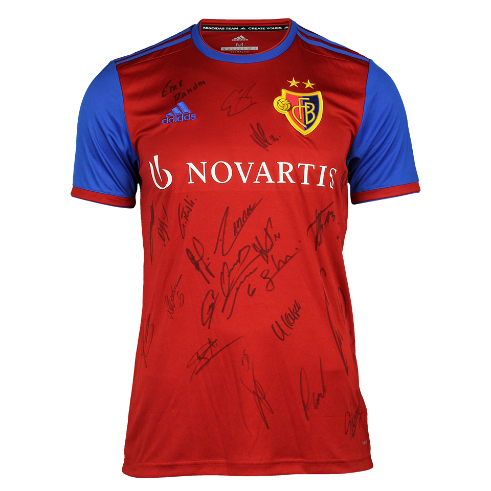 Squad Signed FC Basel Shirt 19/20
