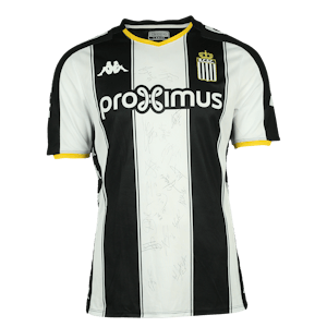 Maxime Busi Squad Signed Shirt - Sporting de Charleroi 19/20
