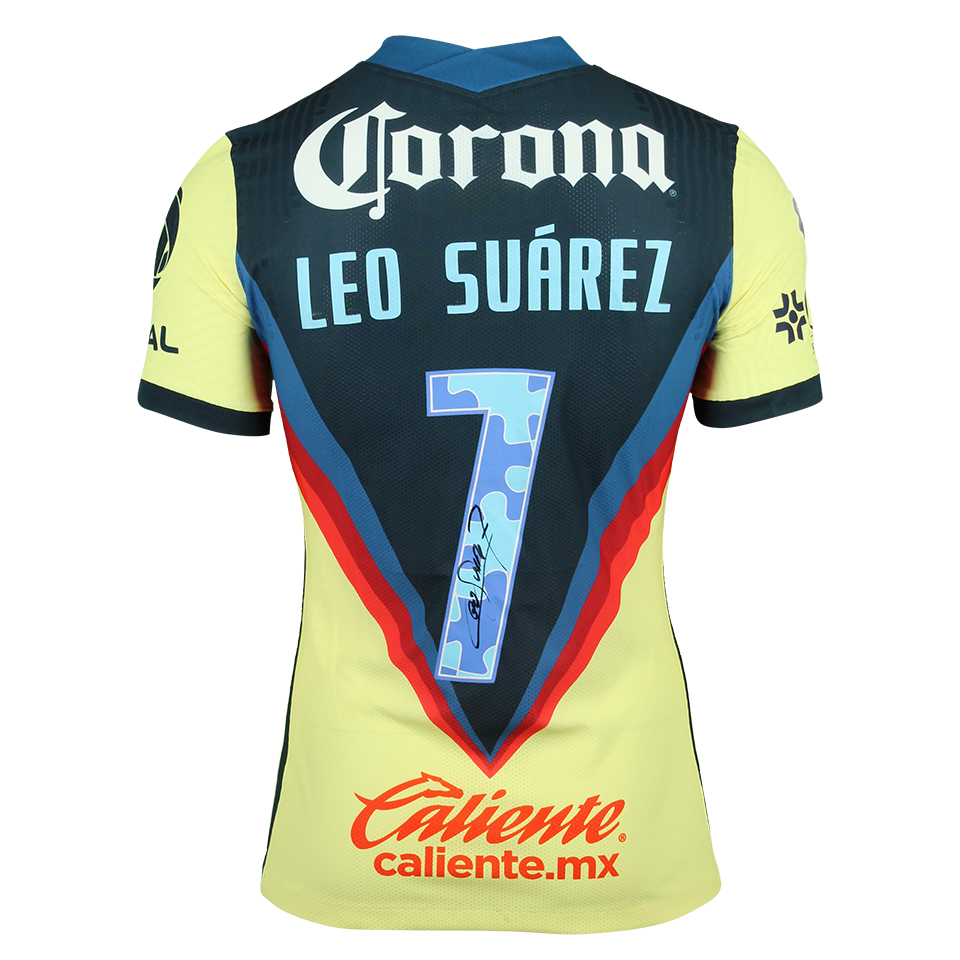 Leonardo Suárez Club América camisa.