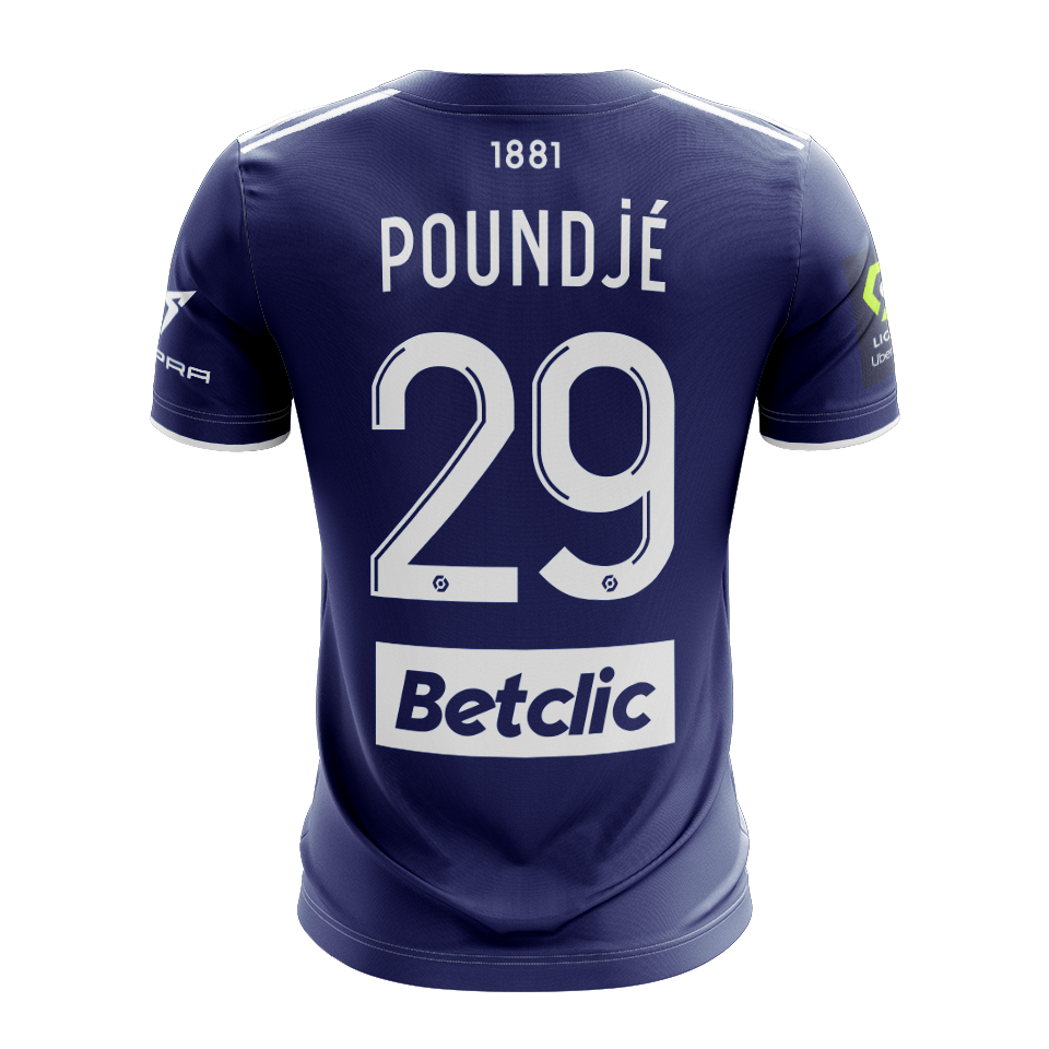 Maillot de Maxime Poundjé (FC Girondins de Bordeaux)