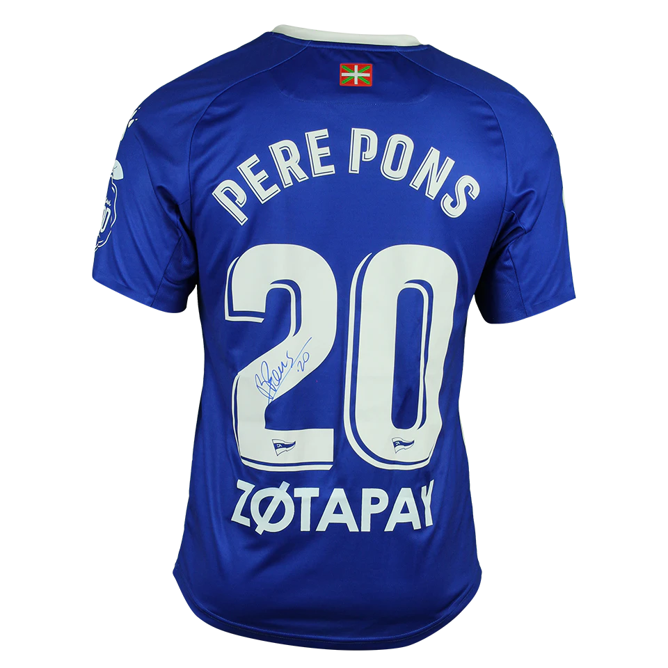Pere Pons Riera Deportivo Alavés camisa.