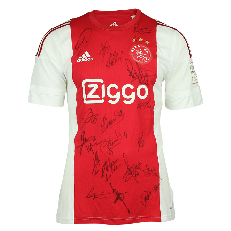 Squad Signed Shirt - 4 | Ajax