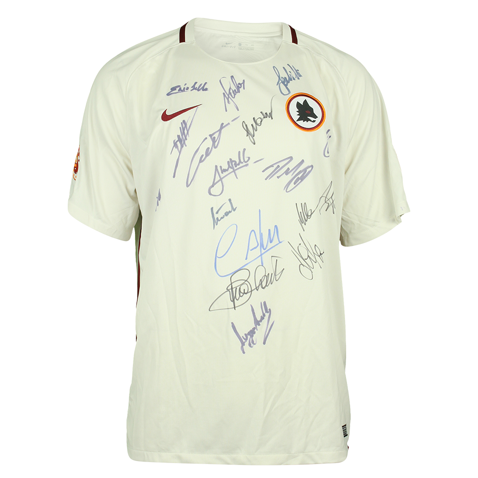 Squad Signed Shirt - 4 | AS Roma
