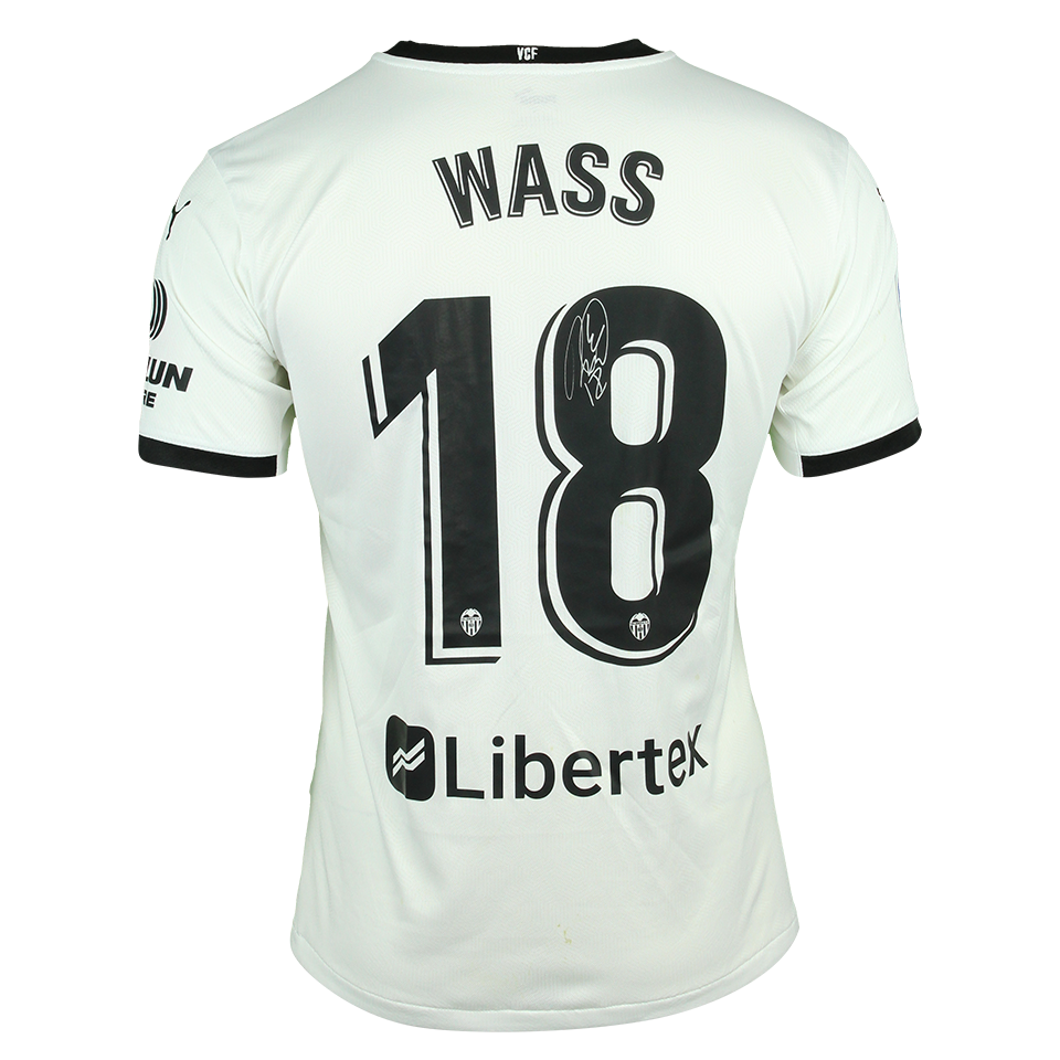 Valencia CF 팀의 Daniel Wass 셔츠