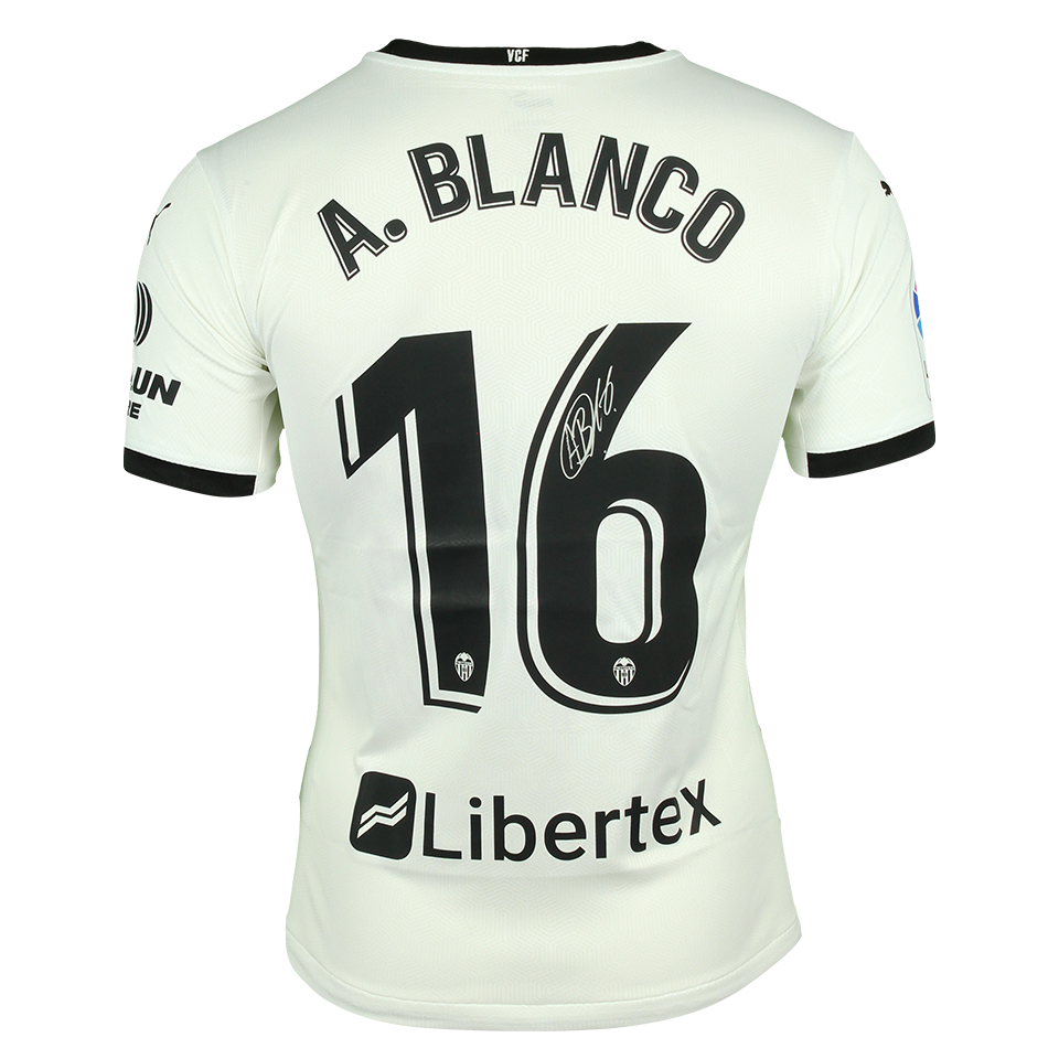 Alejandro Blanco Sánchez Valencia CF shirt