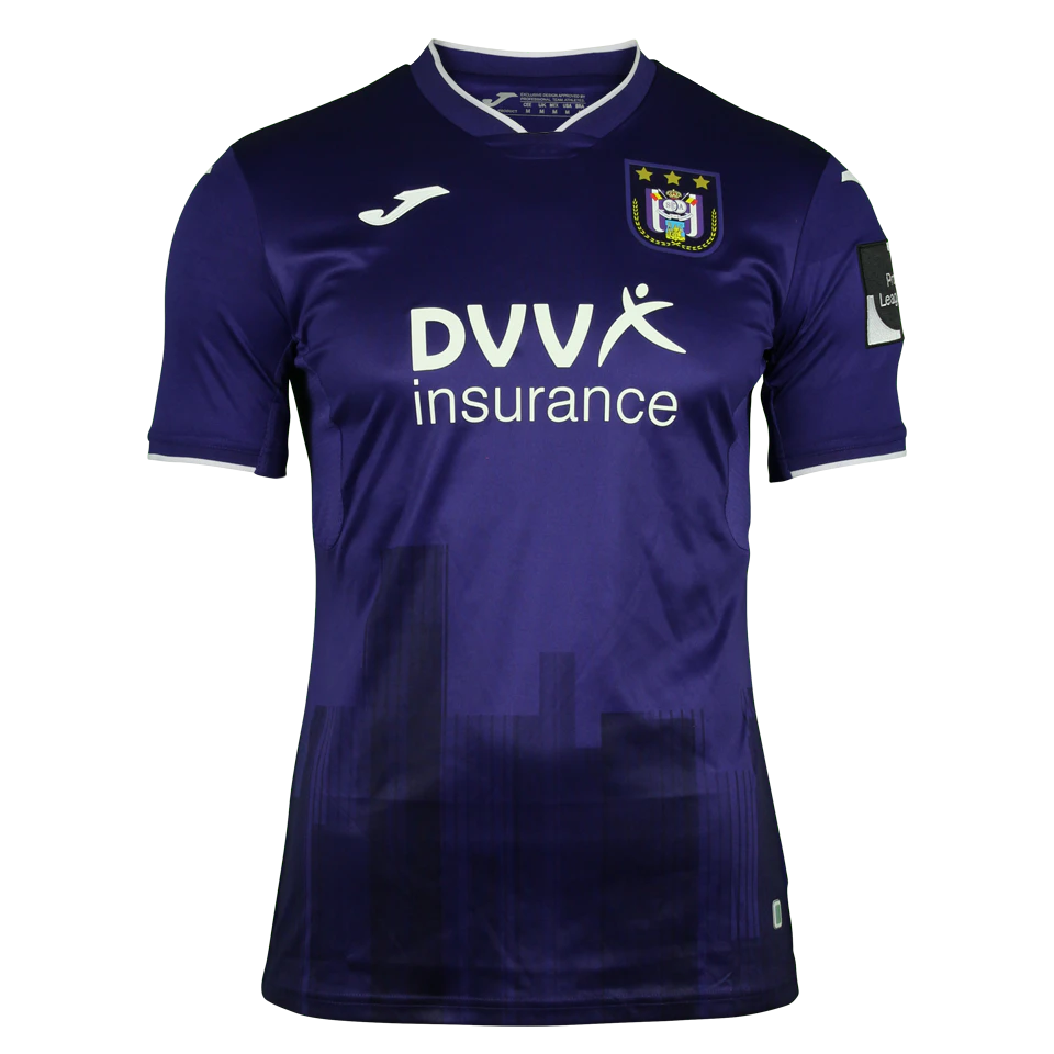 来自RSC Anderlecht的Jacob Bruun Larsen球衣