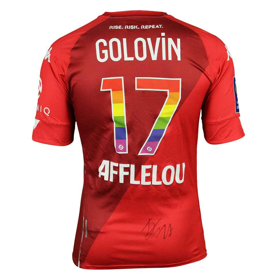 AS Monaco-Trikot von Aleksandr Golovin