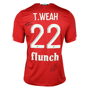 Timothy Weah LOSC Lille shirt