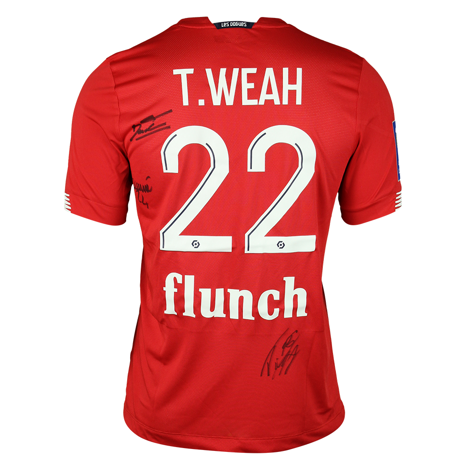 Timothy Weah LOSC Lille shirt