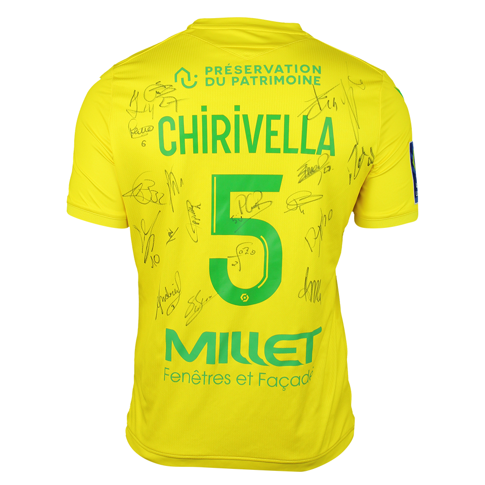 Squad Signed Pedro Chirivella Shirt | FC Nantes